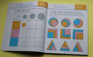 contenu du cahier mathématique Montessori